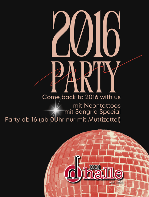 2016 Party - Oberstufenparty Gymnasium Plochingen